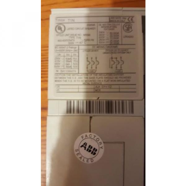 ABB SACE TMAX T1N E93565 CIRCUIT BREAKER 3 POLE 40 AMP 240/500V #2 image