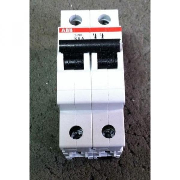 ABB S202-K6 CIRCUIT BREAKER 6AMP 2POLE #1 image