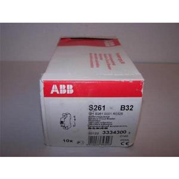 ABB S261-B32 CIRCUIT BREAKER 32A  1P NEW IN BOX LOT OF 10 #1 image