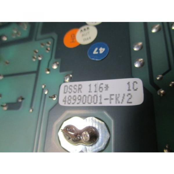 ABB DSSR-116* POWER SUPPLY UNIT 24VDC 48990001-FK/2, 2668 184-137 *NEW NO BOX* #7 image