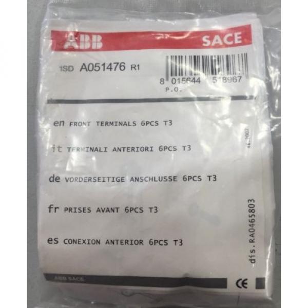 ABB 1SDA051476R1 Front Terminals Package of 6 for Tmax Circuit Breakers #1 image