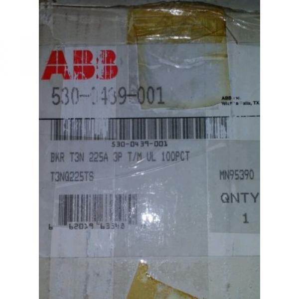 Abb T3nq225ts t3n abb 225 amp breaker #1 image