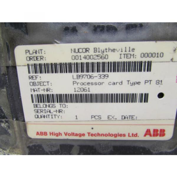 ABB PROCONTROL P13 PROGRAMABLE COMPACT CONTROLLER PT8153B-E NIB! MAKE OFFER! #4 image