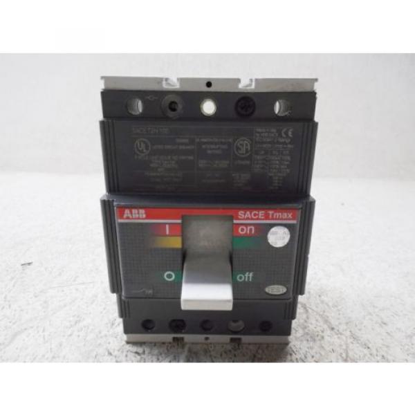 ABB 15 AMP SACE TMAX BREAKER T2H 100 (USED) #1 image