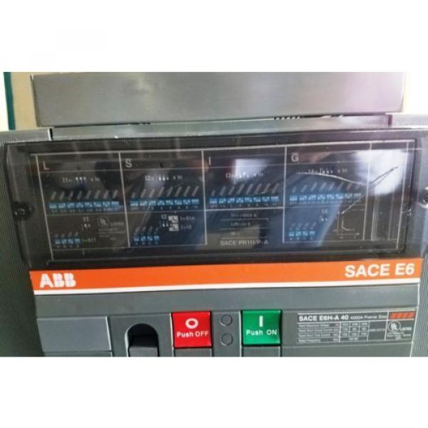 ABB SACE EMAX E6 4000 AMP E6H-A 40 PR111/P-A CIRCUIT BREAKER #2 image