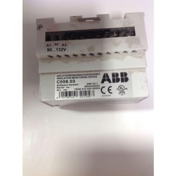 ABB INSULATION MONITORING DEVICE D88 V2.1 C558.03 / 1SAR472020R0004 #2 image