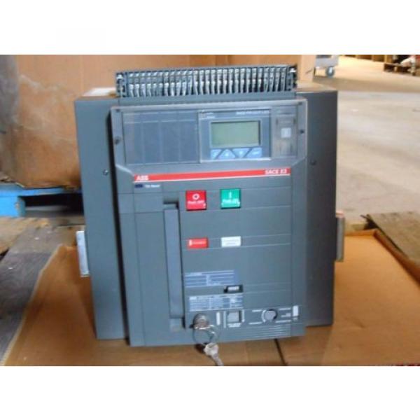 ABB  1600AMP CIRCUIT BREAKER SACE E3S-A16 W/ SACE PR122/P-LSIG TRIP #1 image