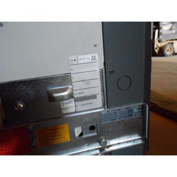 ABB  1600AMP CIRCUIT BREAKER SACE E3S-A16 W/ SACE PR122/P-LSIG TRIP #3 image