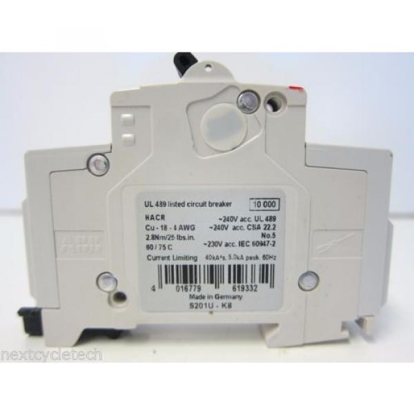 ABB S201U-K8A 8A 240V Circuit Breaker #2 image