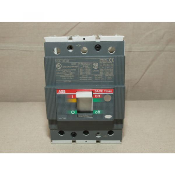 ABB Tmax T3 S225 T3S125TW Circuit Breaker 1SDA053698R1 3 Pole 125Amp 480V – NEW #1 image