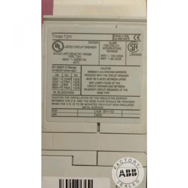 ABB SACE Tmax T2H 1SDA053954R1 USED #2 image