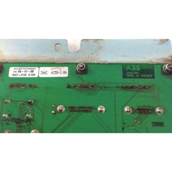 ABB CONNECTION BOARD 93-41-08 / 3HAC5689-1/03 DSQC504 / 3HAC4158-1/04  100318 #2 image