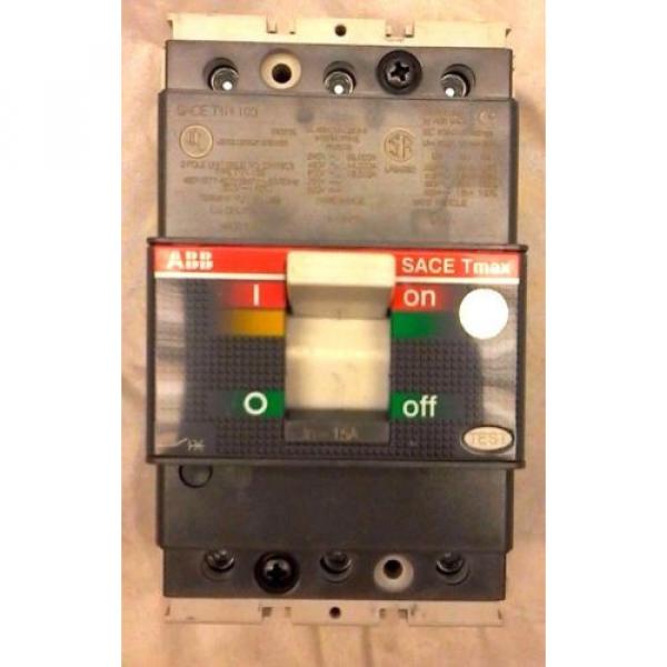 new boxed ABB TMAX T1N015TL 3 POLE 15 AMP THERMAL MAGNETIC CIRCUIT BREAKER #2 image