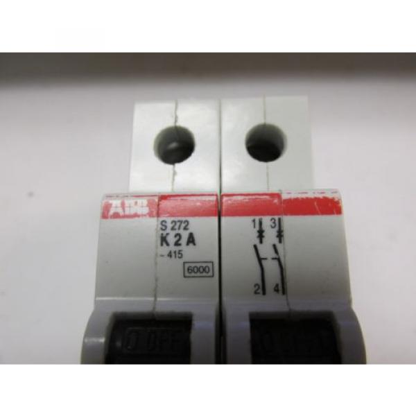 ABB Circuit Breaker Cat# S272-K2A ... 2A ... 277/480 .. 2P .. UA-22 #2 image