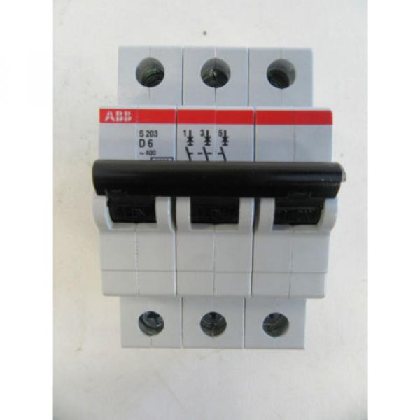 ABB S 203-D6 3-POLE CIRCUIT BREAKER ( GERMANY ) MARINE BOAT #3 image