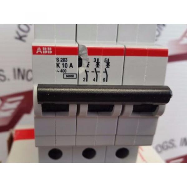 ABB S203-K10A Circuit Breaker #3 image