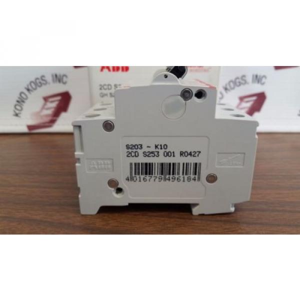 ABB S203-K10A Circuit Breaker #4 image