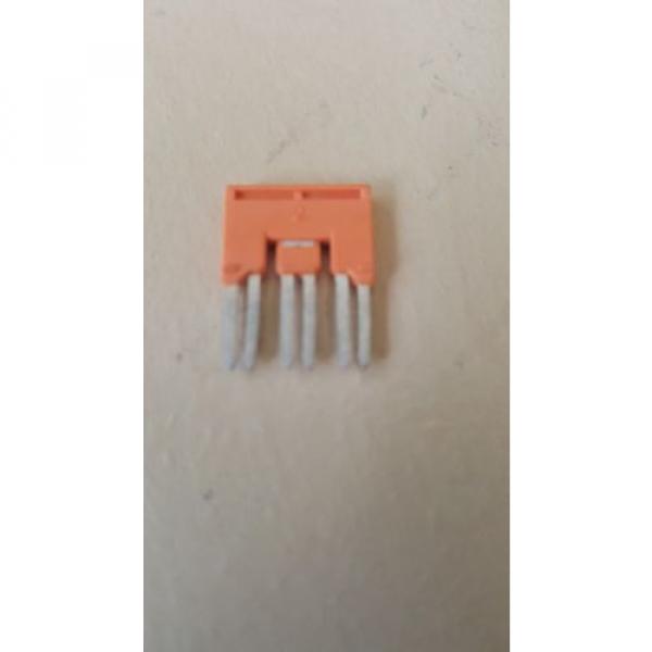 ABB / Entrelec 1SNA291103R2400 orange terminal jumper bars lot of 38 #3 image