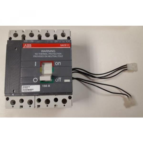 ABB SACE S3 4 Pole Circuit Breaker 150 Amp 400 Volt AC #1 image