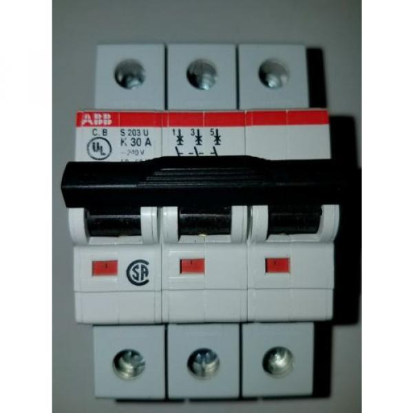 ABB S 203 U K 30A Circuit Breaker S203UK30A #1 image