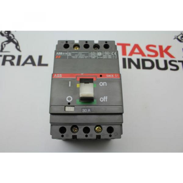 ABB S1N SACE S1 CIRCUIT BREAKER 30A 30 AMP 3 POLE 277/480VAC , S1N #1 image