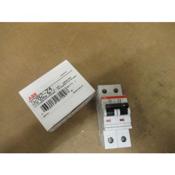 ABB CIRCUIT BREAKER S282-Z4 S282-Z4A GHS2820001 2P 4A A AMPS 480VAC NEW IN BOX #1 image