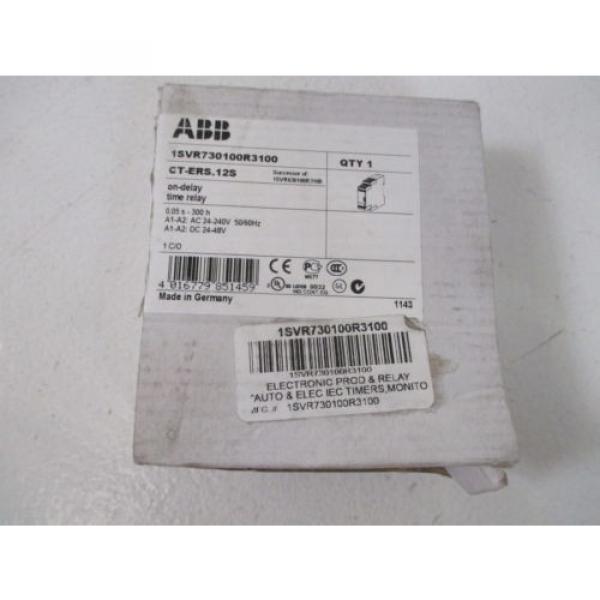 ABB CT-ERS.12S ON-DELAY TIMER RELAY *NEW IN BOX* #1 image