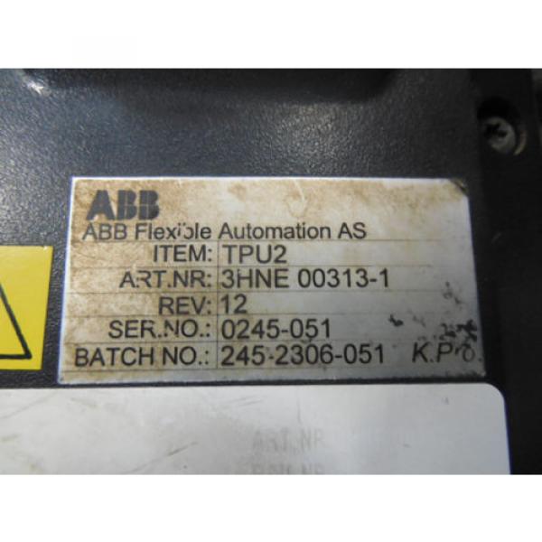 USED ABB 3HNE 00313-1 Teach Pendant S4C S4C+ Rev.# 12 TPU2 #5 image