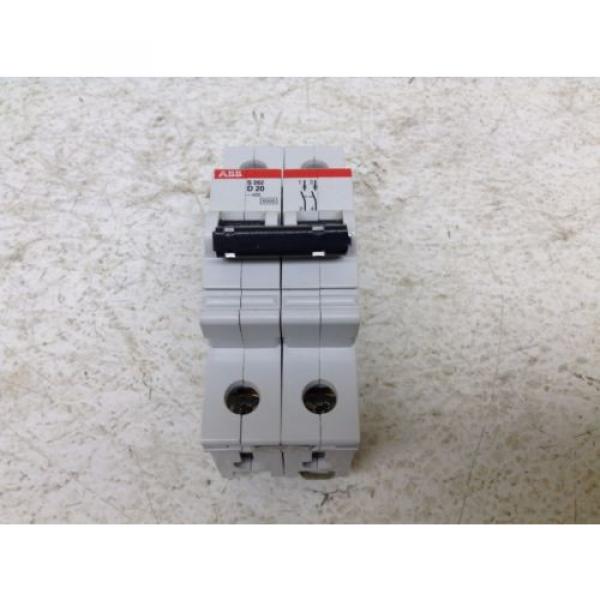 ABB S262 D20 20 Amp 2 Pole Circuit Breaker S 262 S262D20 #1 image