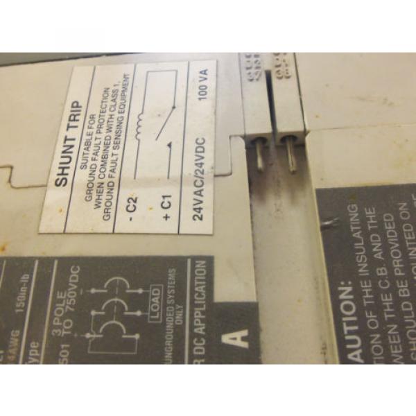 ABB S3N SACE S3 3 POLE 150 AMP CIRCUIT BREAKER  24v ac/dc shunt #3 image