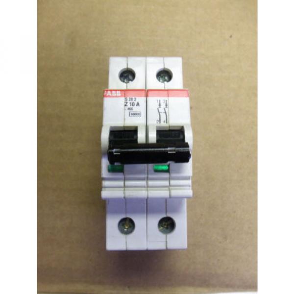 ABB S282 Z10A 2 Pole 10 Amp 277V Circuit Breaker S 28 2 Z 10 A #1 image