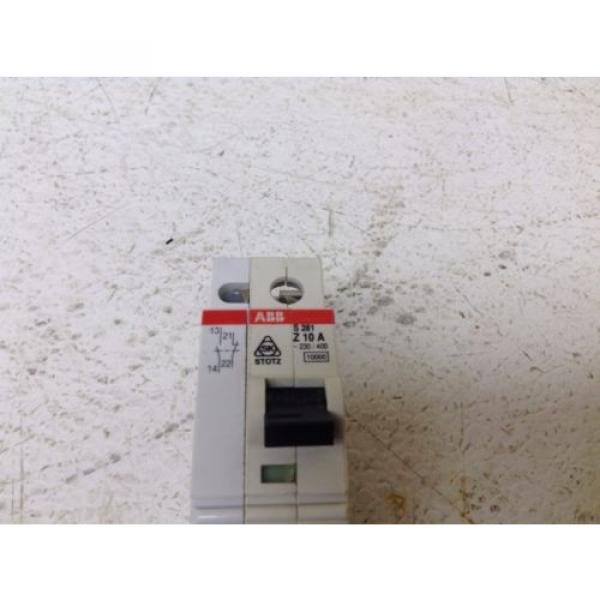 ABB S281 Z10A 10 Amp 1 Pole 230/400 VAC Circuit Breaker S281Z10A Z 10 A Z10 10A #2 image