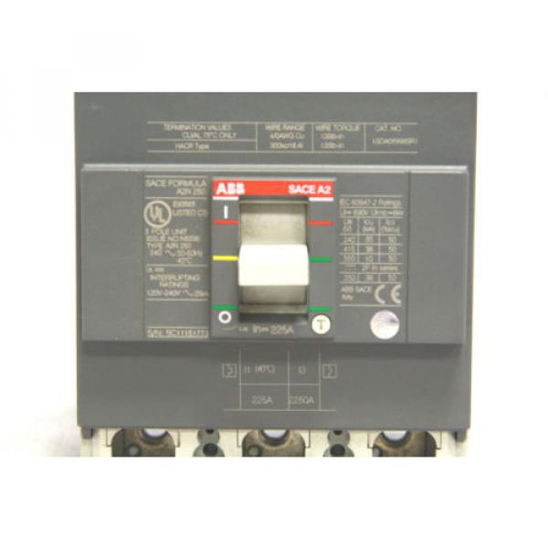 ABB SACE Formula A2N225TW 1SDA069985R1 225A 240V 3P Circuit Breaker A2A250 New #4 image