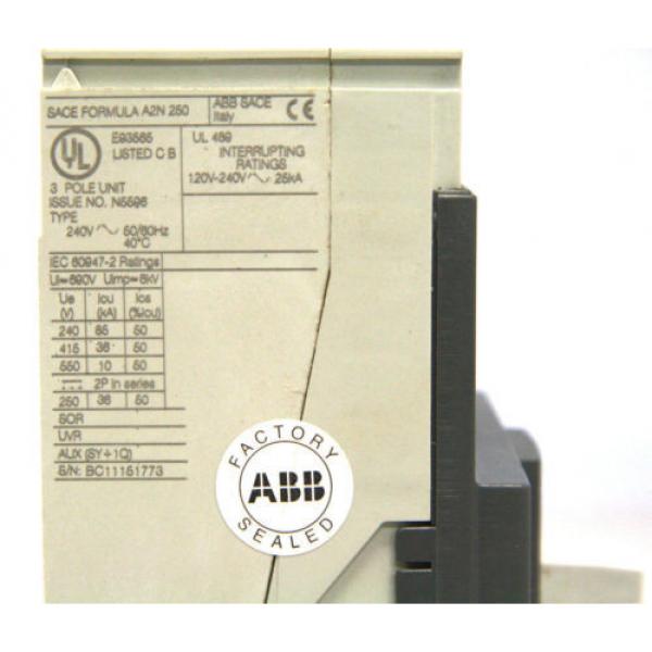 ABB SACE Formula A2N225TW 1SDA069985R1 225A 240V 3P Circuit Breaker A2A250 New #5 image