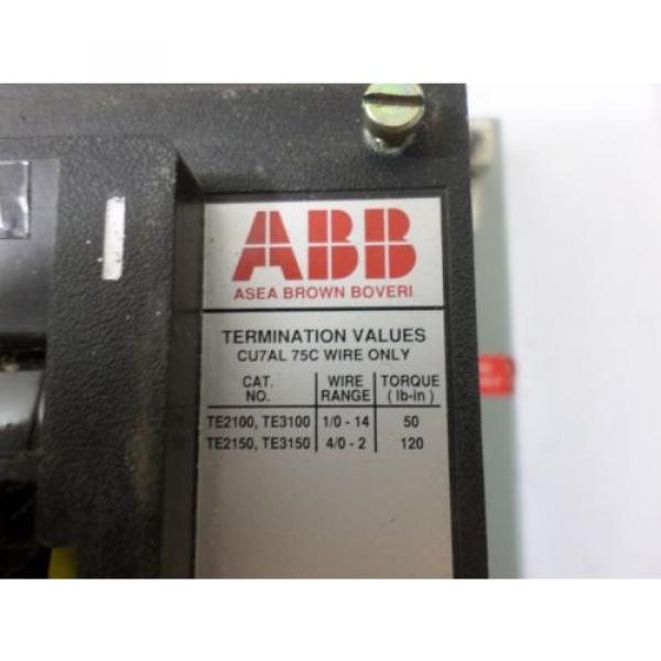 USED ABB CIRCUIT BREAKER TYPE ES  UXAB 727131 R 107   30 AMP 3 POLE 480 V #2 image