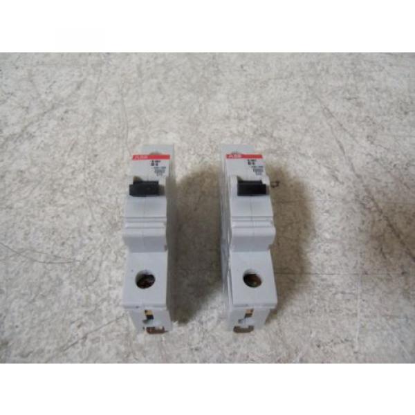 LOT OF 2 ABB S 261 B 6 CIRCUIT BREAKER *NEW NO BOX* #1 image