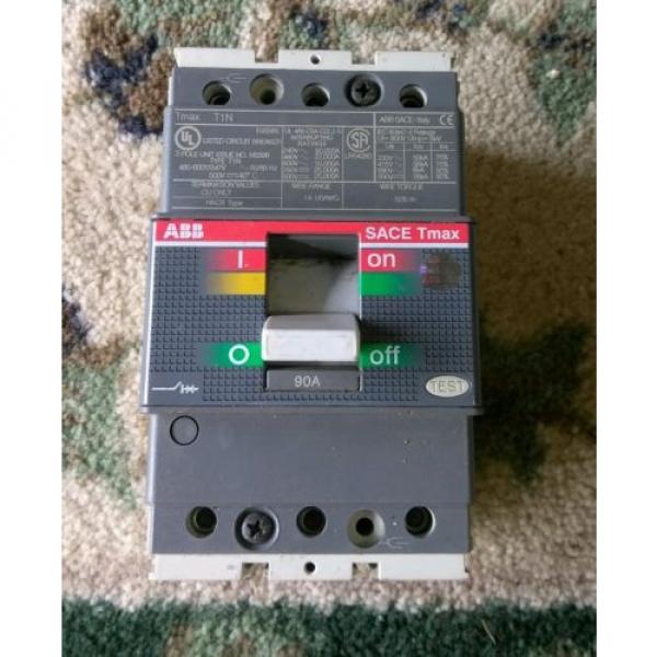 90AMP, SACE Tmax, 3pole ABB Circuit Breaker #1 image