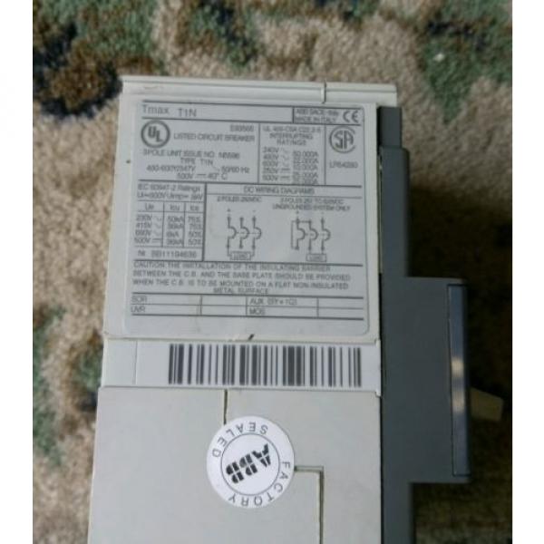 90AMP, SACE Tmax, 3pole ABB Circuit Breaker #3 image