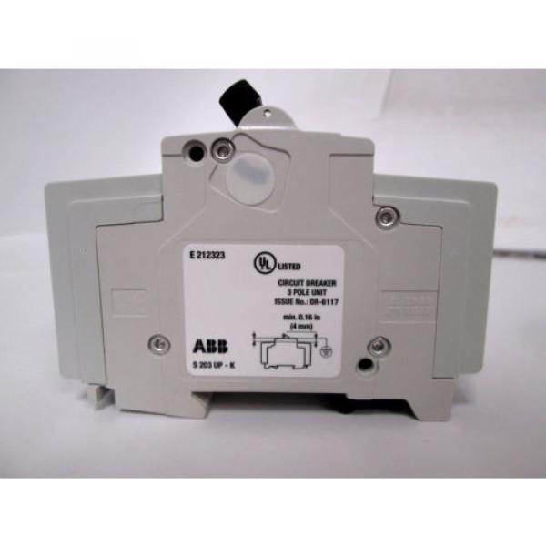 ABB  S203UP-K8 Circuit Breaker 8A 3Pole 480Y/277V #3 image