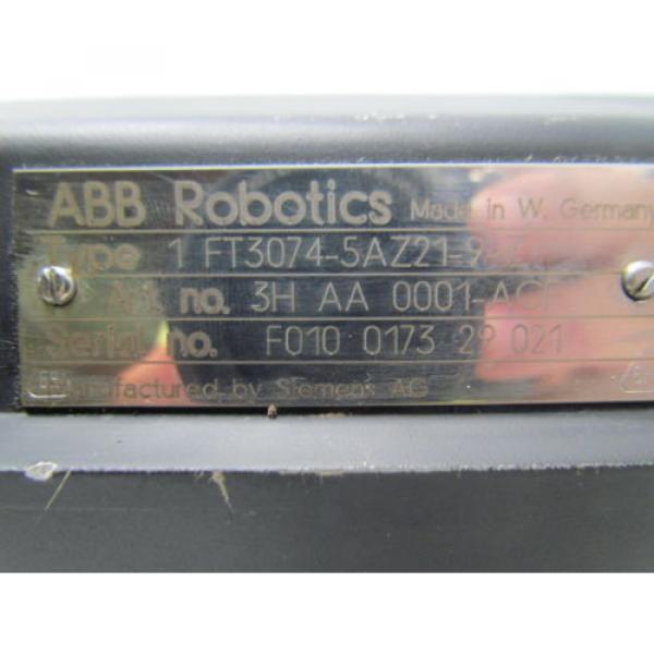 ABB Robotics/Siemens 1FT3074-5AZ21-9-Z/3HAA0001-ACF Servo Motor #4 image