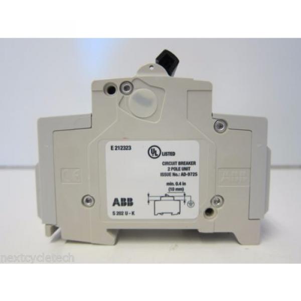 ABB S202U-K15A 15A 2-pole 240V Circuit Breaker #4 image