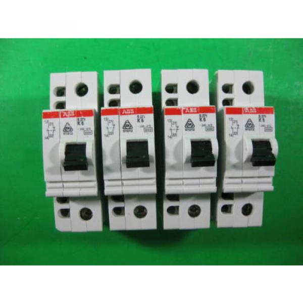 ABB Circuit Breaker 6A -- S271-K6 -- (Lot of 4) New #1 image