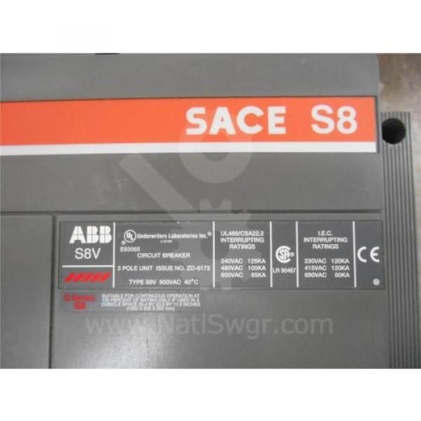 1SDA044926R1 - 1600A ABB SACE ISOMAX S8V MO/BI, NEW SKU012387 #6 image