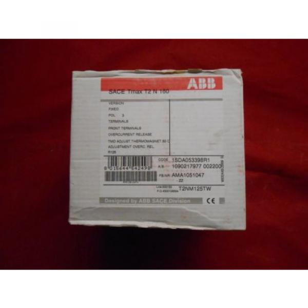 ABB  New In Box T2NM125TW 3 Pole 125 Amp 1SDA053398R1 MOTOR CIRCUIT PROTECTOR #1 image