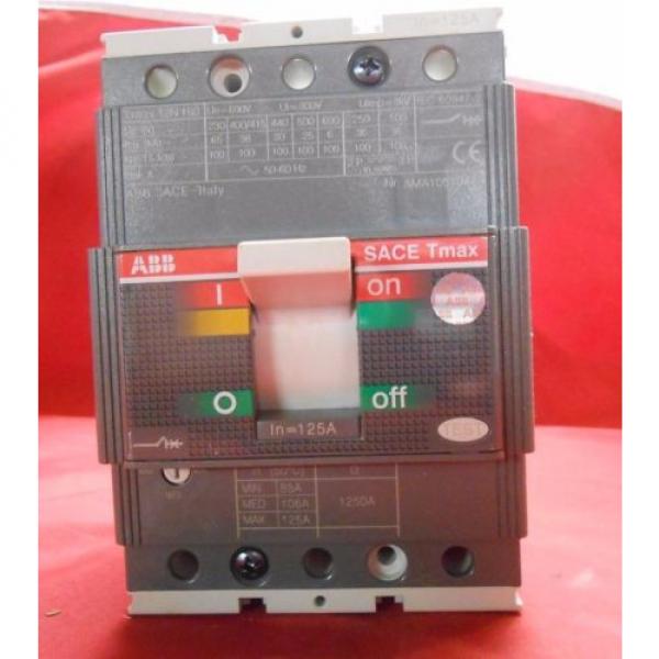 ABB  New In Box T2NM125TW 3 Pole 125 Amp 1SDA053398R1 MOTOR CIRCUIT PROTECTOR #3 image