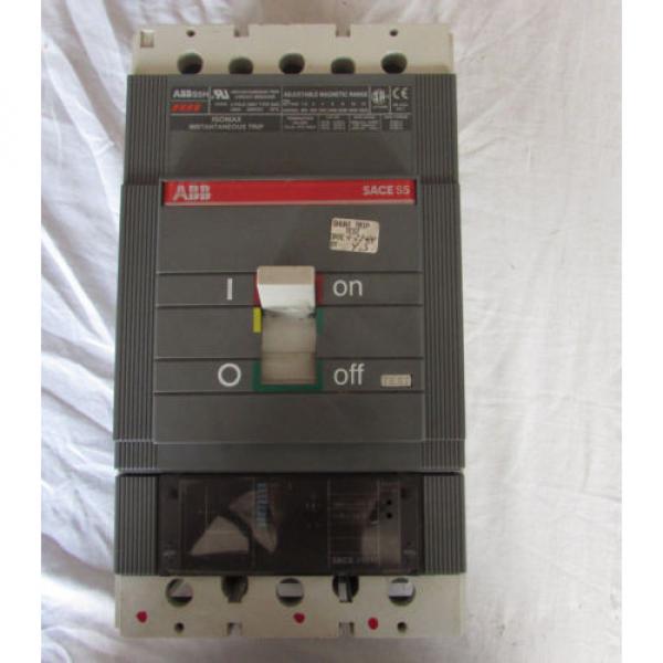 ABB 3 Pole Unit Type S5H 400A Instantaneous Trip Circuit Breaker 600VAC #1 image