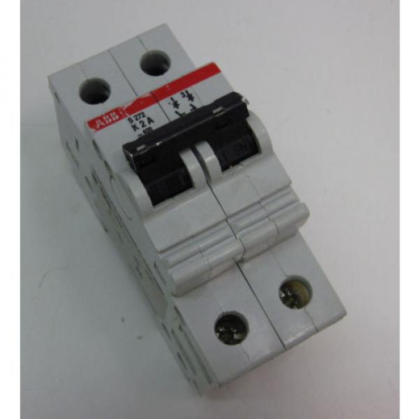 ABB MINI CIRCUIT BREAKER TYPE K TWO POLE 2A S272-K2 #1 image