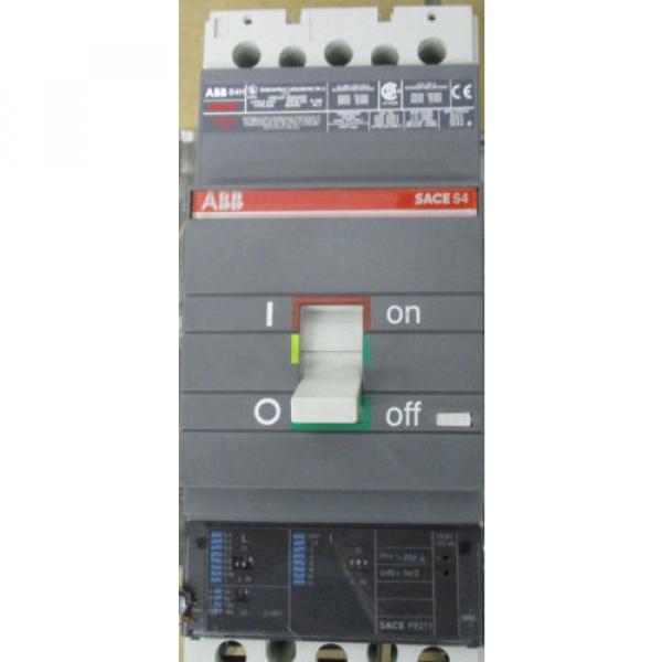 ABB S4H, 3 POLE 600 VOLT w/ PR211, 250 AMP Trip Circuit Breaker- WARRANTY #1 image