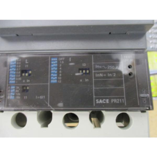 ABB S4H, 3 POLE 600 VOLT w/ PR211, 250 AMP Trip Circuit Breaker- WARRANTY #2 image