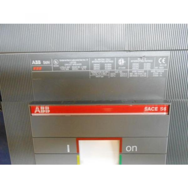 New out of box ABB S6N600 Breaker W/ Shunt trip &amp; Auxillary Switch #2 image